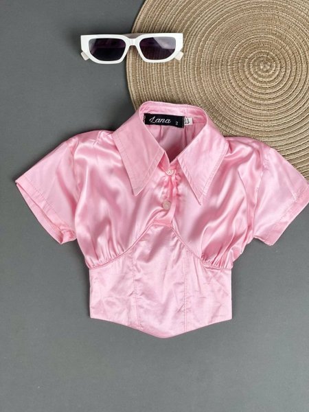 hart jeans set - roze